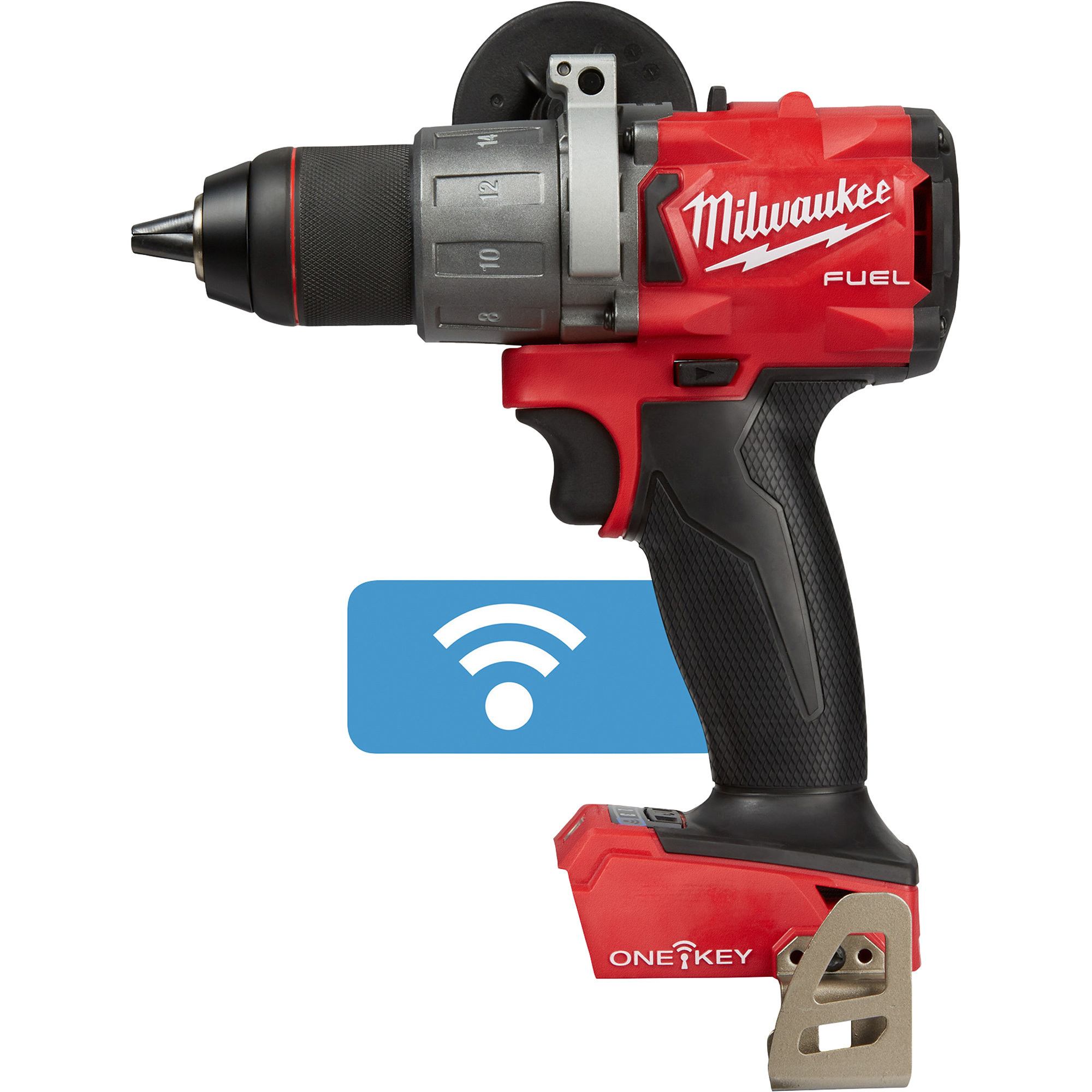 Milwaukee M18 FUEL Drill Driver with One Key, Tool Only, 1/2in. Keyless Chuck, 1200 In./Lbs. Torque, 2000 RPM, Model# 2805-20